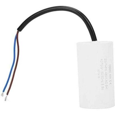 OEM Condensateur De Démarrage Cbb60 450v 25uf, Condensateur Moteur Microfarad Avec Fil Conducteur - Publicité OEM Condensateur De Démarrage Cbb60 450v 25uf, Condensateur Moteur Microfarad Avec Fil Conducteur - Publicité