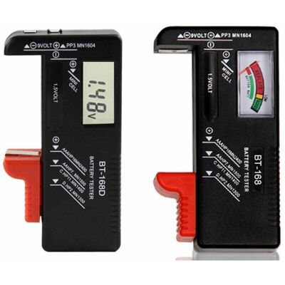 OEM Lot De 2 Testeurs De Batterie Numérique Contrôleur De Tension Et Contrôleur De Niveau De Puissance Combo Pour Aa Aaa C D 9v 1.5v Pile Bouton(piles Non Incluses) - Publicité OEM Lot De 2 Testeurs De Batterie Numérique Contrôleur De Tension Et Contrôleur De Niveau De Puissance Combo Pour Aa Aaa C D 9v 1.5v Pile Bouton(piles Non Incluses) - Publicité