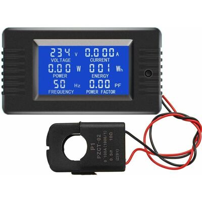 SANS MARQUE Ac 80-260 V 100a Courant Tension Ampérage Puissance Énergie Panneau Mètre Lcd Affichage Numérique Ampèremètre Voltmètre Multimètre Avec Ct Ouvert - Publicité SANS MARQUE Ac 80-260 V 100a Courant Tension Ampérage Puissance Énergie Panneau Mètre Lcd Affichage Numérique Ampèremètre Voltmètre Multimètre Avec Ct Ouvert - Publicité