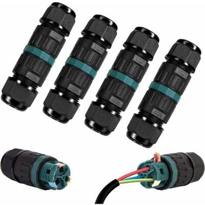 OEM Boîte Dérivée Étanche Ip68 - Set De 4 Connecteurs Électriques Externes 2 Voies, Boîte De Jonction Externe Domino Waterproof, Convient Pour Connecteur De Câble De Terre Ø9 - 12mm - Publicité OEM Boîte Dérivée Étanche Ip68 - Set De 4 Connecteurs Électriques Externes 2 Voies, Boîte De Jonction Externe Domino Waterproof, Convient Pour Connecteur De Câble De Terre Ø9 - 12mm - Publicité