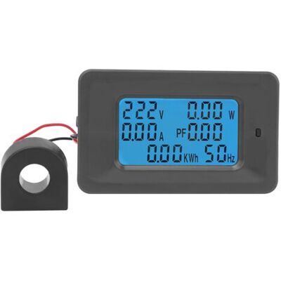 ABYSSE Panneau De Contrôle De Puissance Numérique Lcd 6 En 1 Avec Inductance Mutuelle : Tension 110-250 V, Courant 100 A - Publicité ABYSSE Panneau De Contrôle De Puissance Numérique Lcd 6 En 1 Avec Inductance Mutuelle : Tension 110-250 V, Courant 100 A - Publicité