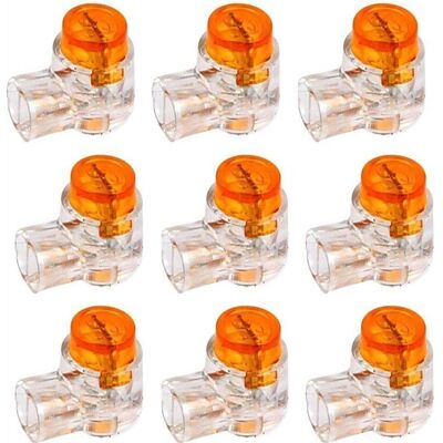 50pcs Scotchlok Uy Connecteur Etanche,connecteurs De Câble Remplis Des Résines Colliers De Connexion Pour Jardin & Extérieur La Tondeuse À Gazon Robotique - Publicité 50pcs Scotchlok Uy Connecteur Etanche,connecteurs De Câble Remplis Des Résines Colliers De Connexion Pour Jardin & Extérieur La Tondeuse À Gazon Robotique - Publicité