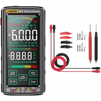 OEM Multimètre Numérique Aneng 683 Ac/dc 6000 Points - Publicité OEM Multimètre Numérique Aneng 683 Ac/dc 6000 Points - Publicité