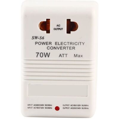 MOXIE Sjlerst – Convertisseur De Tension 70w 110v/120v À 220v/240v – Adaptateur À Double Canal – Prise Standard Cn – Usage Pour Appareils Jusqu'à 30w - Publicité MOXIE Sjlerst – Convertisseur De Tension 70w 110v/120v À 220v/240v – Adaptateur À Double Canal – Prise Standard Cn – Usage Pour Appareils Jusqu'à 30w - Publicité