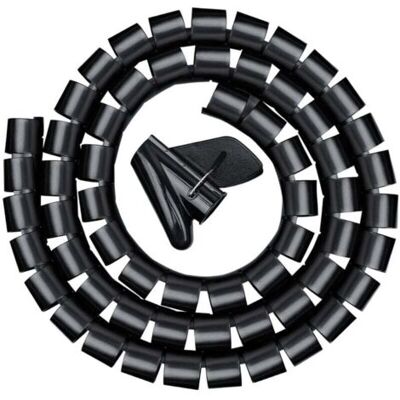 OEM Goulotte De Câbles 3,0 M, Gaine Spiralée Flexible Pour Bureau, Gaine Spiralée Pour Câble De 20 Mm, Noire - Publicité OEM Goulotte De Câbles 3,0 M, Gaine Spiralée Flexible Pour Bureau, Gaine Spiralée Pour Câble De 20 Mm, Noire - Publicité