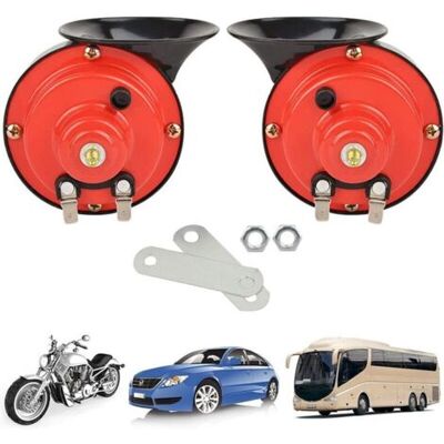 ABYSSE Klaxon De Camion 12v 110db – Son Puissant Et Clair – Étanche Et Durable – Installation Facile – Compatible Avec Tous Véhicules - Publicité ABYSSE Klaxon De Camion 12v 110db – Son Puissant Et Clair – Étanche Et Durable – Installation Facile – Compatible Avec Tous Véhicules - Publicité