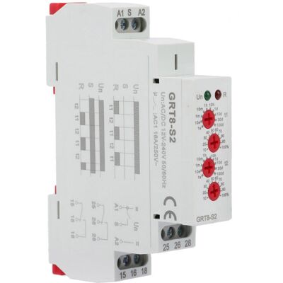 OEM Minuteur Asymétrique Miniature Grt8-s2, Relais De Temporisation Marche/arrêt Avec Répétition De Cycle, Alimentation Ac/dc 12-240 V - Publicité OEM Minuteur Asymétrique Miniature Grt8-s2, Relais De Temporisation Marche/arrêt Avec Répétition De Cycle, Alimentation Ac/dc 12-240 V - Publicité