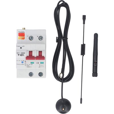 NANNIGR Disjoncteur Dc Intelligent 2p App Contrôle Vocal Wifi Avec Verrouillage De Sécurité Dc10-100v 63a - Publicité NANNIGR Disjoncteur Dc Intelligent 2p App Contrôle Vocal Wifi Avec Verrouillage De Sécurité Dc10-100v 63a - Publicité