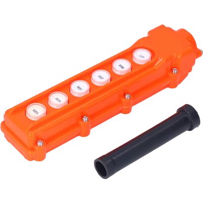 WEYTOLL Boîtier De Commande À Bouton-poussoir Étanche Pour Palan Portatif, Poste De Commande Suspendu Pour Grue, 220 V/500 V - Publicité WEYTOLL Boîtier De Commande À Bouton-poussoir Étanche Pour Palan Portatif, Poste De Commande Suspendu Pour Grue, 220 V/500 V - Publicité