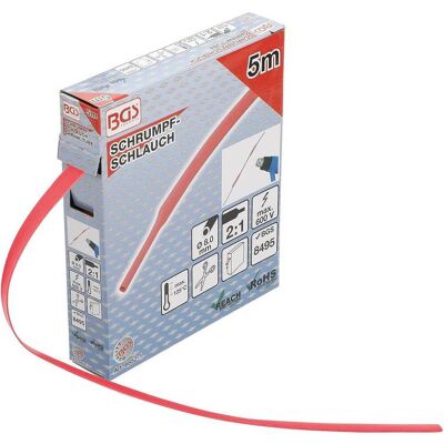 Boîte De Gaines Thermorétractables 5 M D.8 Mm - Rouge, Protection Et Isolation Électrique - D-work - Publicité Boîte De Gaines Thermorétractables 5 M D.8 Mm - Rouge, Protection Et Isolation Électrique - D-work - Publicité