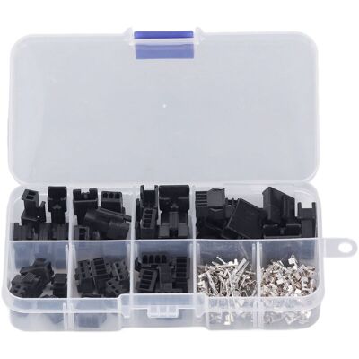 Scotch 200 Pcs Connecteur De Câble De Borne Sm 2,54 Mm Boîtier Mâle Femelle Connecteur À Embase À Broches Kit D'Assortiment De Connecteurs De Bornes À Sertir, - Publicité Scotch 200 Pcs Connecteur De Câble De Borne Sm 2,54 Mm Boîtier Mâle Femelle Connecteur À Embase À Broches Kit D'Assortiment De Connecteurs De Bornes À Sertir, - Publicité