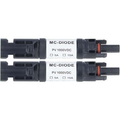 Scotch Lot De 2 Pièces De Connecteur Pv Solaire 1000 V Connecteur Mc4,diode Anti-retour Intégrée Ip68 Étanche Pour Connexion Panneau Solaire(20a) - Publicité Scotch Lot De 2 Pièces De Connecteur Pv Solaire 1000 V Connecteur Mc4,diode Anti-retour Intégrée Ip68 Étanche Pour Connexion Panneau Solaire(20a) - Publicité