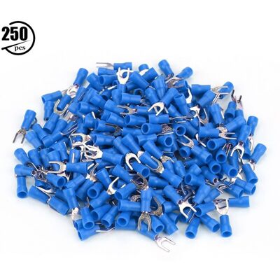 OEM Lot De 250 Cosses À Sertir Isolées Pour Fils Électriques (bleues) - Publicité OEM Lot De 250 Cosses À Sertir Isolées Pour Fils Électriques (bleues) - Publicité