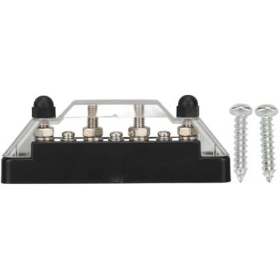 ABYSSE Bloc De Distribution Électrique Avec Barre Omnibus Et 2 Vis De Connexion Pour Batterie, Compatible Avec Voitures, Bateaux Et Applications Marines. Publicité ABYSSE Bloc De Distribution Électrique Avec Barre Omnibus Et 2 Vis De Connexion Pour Batterie, Compatible Avec Voitures, Bateaux Et Applications Marines. Publicité