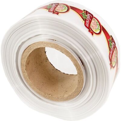 OEM Gaine Thermorétractable Pour Fromage De Tête, Diamètre 73 Mm, 10 M - Publicité OEM Gaine Thermorétractable Pour Fromage De Tête, Diamètre 73 Mm, 10 M - Publicité