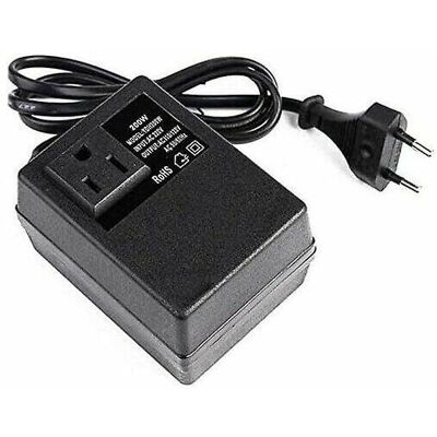 OEM Transformateur 220v À 110v 200w – Prise Européenne – Tension De Sortie 110v – Compatible Pour Appareils En Indonésie Et Europe-crezuo - Publicité OEM Transformateur 220v À 110v 200w – Prise Européenne – Tension De Sortie 110v – Compatible Pour Appareils En Indonésie Et Europe-crezuo - Publicité