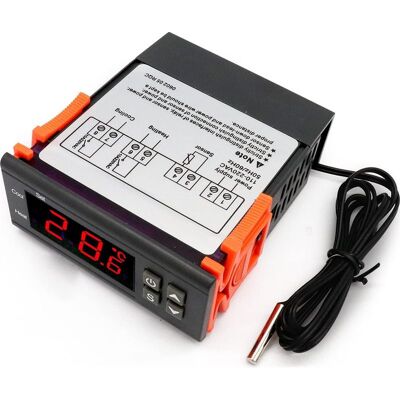 Vision Regulateur De Temperature Numérique 10a D'Affichage À Led Temperature Controller Thermostat Regulateur Avec Capteur (dc 110-220v) - Publicité Vision Regulateur De Temperature Numérique 10a D'Affichage À Led Temperature Controller Thermostat Regulateur Avec Capteur (dc 110-220v) - Publicité