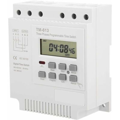 OEM Minuterie Programable - Minuteur 380v Tm-163 Commutateur De Minuterie Pour Moteur Triphasé 350v-420vac, Ensoleillé - Publicité OEM Minuterie Programable - Minuteur 380v Tm-163 Commutateur De Minuterie Pour Moteur Triphasé 350v-420vac, Ensoleillé - Publicité