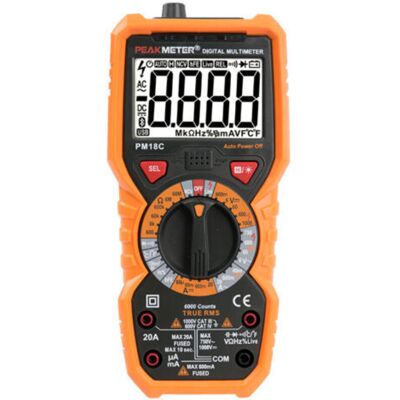SANS MARQUE Multimètre Numérique Pm18c Ac Dc Testeur Électrique Numérique Automatique Voltmètre Sans Contact Ampèremètre Ohmmètre Détecteur De Tension Maintien Avec Affichage Rétroéclairé - Publicité SANS MARQUE Multimètre Numérique Pm18c Ac Dc Testeur Électrique Numérique Automatique Voltmètre Sans Contact Ampèremètre Ohmmètre Détecteur De Tension Maintien Avec Affichage Rétroéclairé - Publicité