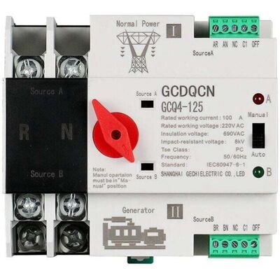 OEM Commutateur De Transfert Automatique À Double Alimentation 2p100a Commutateur-crezuo - Publicité OEM Commutateur De Transfert Automatique À Double Alimentation 2p100a Commutateur-crezuo - Publicité