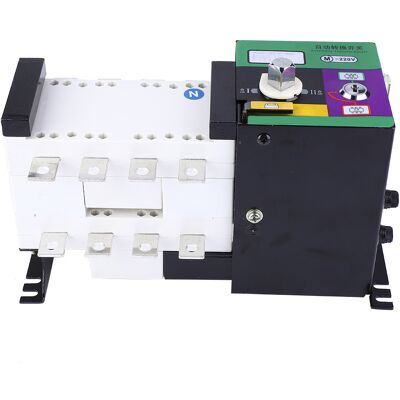 WEYTOLL Commutateur De Transfert Automatique À Double Puissance, Isolation Du Commutateur 160a/4p Pour La Conversion De Deux Équipements De Chargement, Sécurité - Publicité WEYTOLL Commutateur De Transfert Automatique À Double Puissance, Isolation Du Commutateur 160a/4p Pour La Conversion De Deux Équipements De Chargement, Sécurité - Publicité