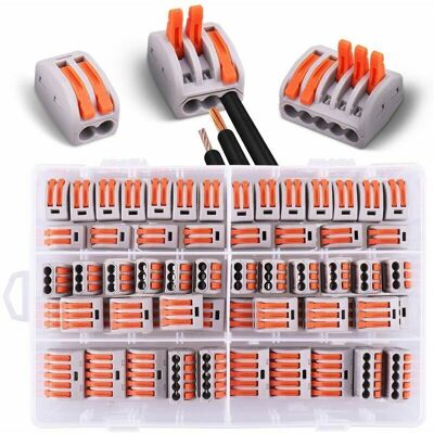 OEM 60 Pièces Connecteurs Électriques Avec Levier De Commande,30pcs 2 Entrées, 20pcs 3 Entrées,10pcs 5 Entrées-crezuo - Publicité OEM 60 Pièces Connecteurs Électriques Avec Levier De Commande,30pcs 2 Entrées, 20pcs 3 Entrées,10pcs 5 Entrées-crezuo - Publicité