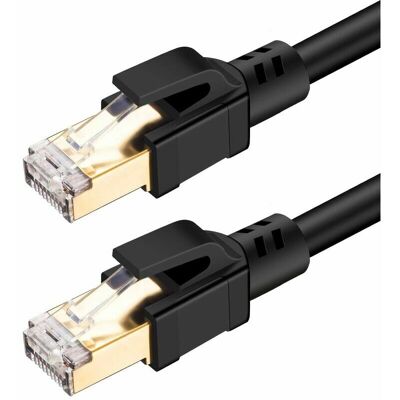 OEM Câbles Ethernet Câble Cat 8 Ethernet, Lan Rj45 Câble Réseau Sftp Vitesse 40 Gbps / 2000mhz (30m)-crezuo - Publicité OEM Câbles Ethernet Câble Cat 8 Ethernet, Lan Rj45 Câble Réseau Sftp Vitesse 40 Gbps / 2000mhz (30m)-crezuo - Publicité
