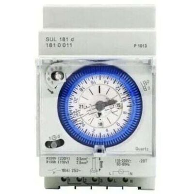 OEM Mécanique Interrupteur Horaire Bidirectionnel 24 Heures Rail Din Avec Réserve De Marche Sul 181d 110-230v - Publicité OEM Mécanique Interrupteur Horaire Bidirectionnel 24 Heures Rail Din Avec Réserve De Marche Sul 181d 110-230v - Publicité