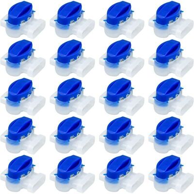OEM 20 Pcs Connecteurs De Câble Remplis Des Résines, Raccord De Câble Étanche Borne À 3 Fils De Connexion Pour Robot Tondeuse Automower - Publicité OEM 20 Pcs Connecteurs De Câble Remplis Des Résines, Raccord De Câble Étanche Borne À 3 Fils De Connexion Pour Robot Tondeuse Automower - Publicité