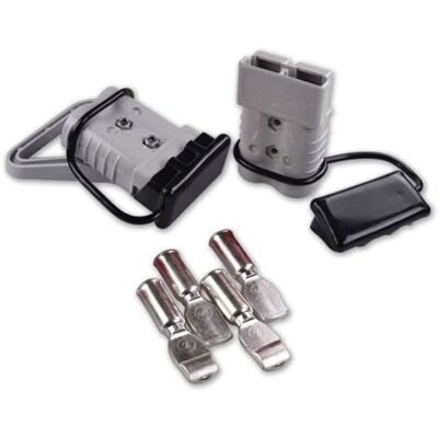 ABYSSE 350 Amp 2pcs Battery Plug Connector 350a 2awg Gris Battery Power Connector + 1 Pièces 350a Amp Poignée Connecteur D'Alimentation De Batterie + 2 Pièces Couvercle Anti-poussière - Publicité ABYSSE 350 Amp 2pcs Battery Plug Connector 350a 2awg Gris Battery Power Connector + 1 Pièces 350a Amp Poignée Connecteur D'Alimentation De Batterie + 2 Pièces Couvercle Anti-poussière - Publicité