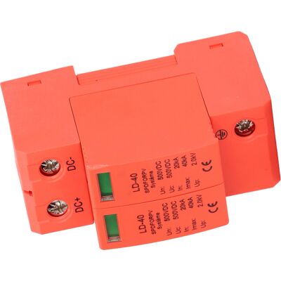 LBVIE Dispositif De Protection Contre Les Surtensions Photovoltaïques, Disjoncteur De Protection 2p 20-40 Ka Cc 500 V - Publicité LBVIE Dispositif De Protection Contre Les Surtensions Photovoltaïques, Disjoncteur De Protection 2p 20-40 Ka Cc 500 V - Publicité