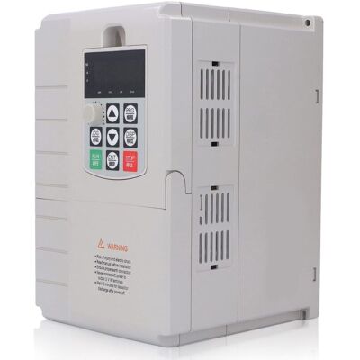 ETNZEBC Convertisseur De Fréquence 7.5kw – Entrée Monophasée 220v – Sortie Triphasée 380v – Courant 45a – Contrôle Pwm Pour Moteurs - Publicité ETNZEBC Convertisseur De Fréquence 7.5kw – Entrée Monophasée 220v – Sortie Triphasée 380v – Courant 45a – Contrôle Pwm Pour Moteurs - Publicité