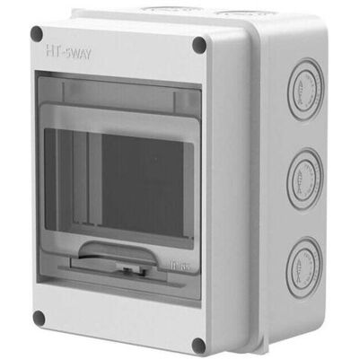 OEM Coffret Electrique Etanche, Ip65 5-modules Ableaux À Disjoncteurs Électriques Boitier, Etanche Electrique Exterieur, Armoire De Contrôle, Boitier De Jonction Pour Utilisation À L'Extérieur - Publicité OEM Coffret Electrique Etanche, Ip65 5-modules Ableaux À Disjoncteurs Électriques Boitier, Etanche Electrique Exterieur, Armoire De Contrôle, Boitier De Jonction Pour Utilisation À L'Extérieur - Publicité