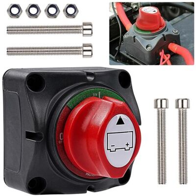 ABYSSE Coupe Circuit Batterie 12v-48v: Coupe Batterie Voiture 48v 275a Interrupteur Sectionneur - Commutateur D'Isolateur De Batterie Pour Bateau Camion Camping Car Tracteur - Publicité ABYSSE Coupe Circuit Batterie 12v-48v: Coupe Batterie Voiture 48v 275a Interrupteur Sectionneur - Commutateur D'Isolateur De Batterie Pour Bateau Camion Camping Car Tracteur - Publicité