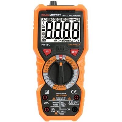 ABYSSE Multimètre Numérique Pm18c Ac Dc Testeur Électrique Numérique Automatique Voltmètre Sans Contact Ampèremètre Ohmmètre Détecteur De Tension Maintien Avec Affichage Rétroéclairé - Publicité ABYSSE Multimètre Numérique Pm18c Ac Dc Testeur Électrique Numérique Automatique Voltmètre Sans Contact Ampèremètre Ohmmètre Détecteur De Tension Maintien Avec Affichage Rétroéclairé - Publicité