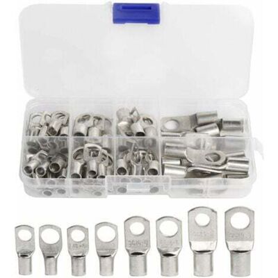 Scotch Aiperq 60 Pcs Cosses Électrique Trou Boulon En Cuivre Étamé Connecteurs Sc À Sertir/souder Pour Câble De 6m㎡ 8m㎡ 10m㎡ 16m㎡ 25m㎡ - Publicité Scotch Aiperq 60 Pcs Cosses Électrique Trou Boulon En Cuivre Étamé Connecteurs Sc À Sertir/souder Pour Câble De 6m㎡ 8m㎡ 10m㎡ 16m㎡ 25m㎡ - Publicité