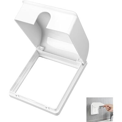 SANS MARQUE Couvercle Prise Étanche, Boîtier Prise Salle De Bain, Pour Prises Électriques Protection Anti-eau, Compatibles Avec Prises Simples Standard Eu, Contre L'Humidité Et Poussière, Pour Cuisine Extérieur - Publicité SANS MARQUE Couvercle Prise Étanche, Boîtier Prise Salle De Bain, Pour Prises Électriques Protection Anti-eau, Compatibles Avec Prises Simples Standard Eu, Contre L'Humidité Et Poussière, Pour Cuisine Extérieur - Publicité