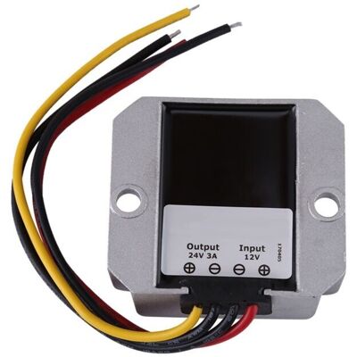 OEM Convertisseur De Tension 12v À 24v 3a 72w – Efficacité 94% – Résistance À L'Eau Ip68 – Pour Environnements Difficiles - Publicité OEM Convertisseur De Tension 12v À 24v 3a 72w – Efficacité 94% – Résistance À L'Eau Ip68 – Pour Environnements Difficiles - Publicité