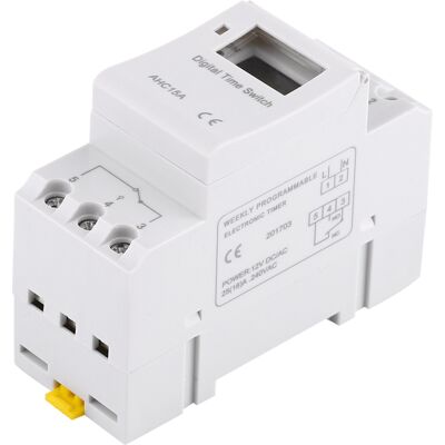 LBVIE Minuterie Électronique Programmable Hebdomadaire Avec Affichage Lcd, 16 Cycles Marche/arrêt (ac/dc12v) - Publicité LBVIE Minuterie Électronique Programmable Hebdomadaire Avec Affichage Lcd, 16 Cycles Marche/arrêt (ac/dc12v) - Publicité