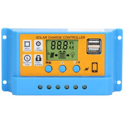 OEM Contrôleur Solaire, Panneau D'Affichage Numérique, Charge De Batterie, Régulateur Intelligent 12 V/24 V 30 A 390 W (12 V) 780 W (24 V)-crezuo - Publicité OEM Contrôleur Solaire, Panneau D'Affichage Numérique, Charge De Batterie, Régulateur Intelligent 12 V/24 V 30 A 390 W (12 V) 780 W (24 V)-crezuo - Publicité