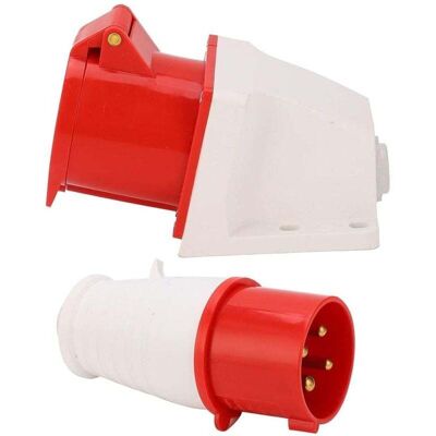 OEM Prise De Courant 4 Broches 32a, Connecteur D'Alimentation Triphasé, Prise Industrielle Étanche Montée En Surface Ac 380v-415v,prises, Convertisseurs - Publicité OEM Prise De Courant 4 Broches 32a, Connecteur D'Alimentation Triphasé, Prise Industrielle Étanche Montée En Surface Ac 380v-415v,prises, Convertisseurs - Publicité