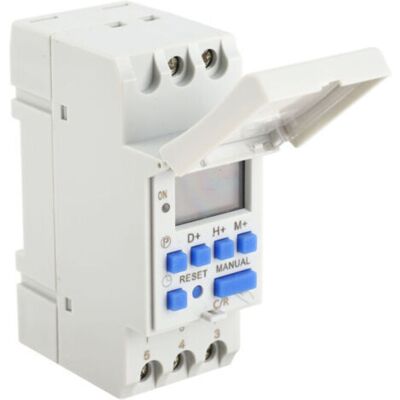 ENLENK Minuterie Numérique Programmable Ac220v – 16 Réglages On/off – Affichage Lcd – Courant 15a – Installation Sur Rail Din - Publicité ENLENK Minuterie Numérique Programmable Ac220v – 16 Réglages On/off – Affichage Lcd – Courant 15a – Installation Sur Rail Din - Publicité