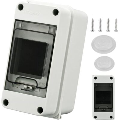 MOXIE Coffret Electrique Etanche Exterieur Ip65, 3 Modules, Boite De Boitier Etanche Electrique, Armoire De Contrôle, Boitier De Jonction - Publicité MOXIE Coffret Electrique Etanche Exterieur Ip65, 3 Modules, Boite De Boitier Etanche Electrique, Armoire De Contrôle, Boitier De Jonction - Publicité