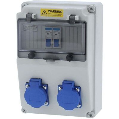 OEM Distributeur D'Alimentation Mural Boîte De Distribution Électrique À 2 Positions 16a 220‑250v Distributeur Mural Boîte Électrique Extérieure Pour Chantier De Construction 25 X 16 X(220-250v) - Publicité OEM Distributeur D'Alimentation Mural Boîte De Distribution Électrique À 2 Positions 16a 220‑250v Distributeur Mural Boîte Électrique Extérieure Pour Chantier De Construction 25 X 16 X(220-250v) - Publicité