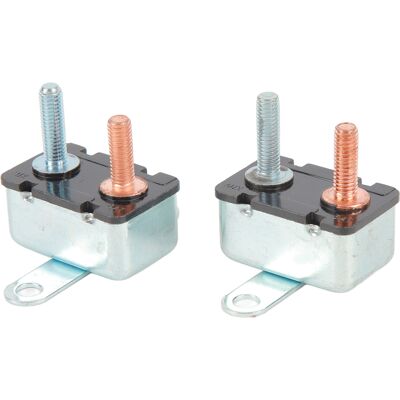 LBVIE Lot De 2 Disjoncteurs À Réarmement Automatique En Alliage D'Aluminium, Protection Contre Les Surcharges, Pour Voiture Et Bateau, 12 V/24 V, 20 A - Publicité LBVIE Lot De 2 Disjoncteurs À Réarmement Automatique En Alliage D'Aluminium, Protection Contre Les Surcharges, Pour Voiture Et Bateau, 12 V/24 V, 20 A - Publicité