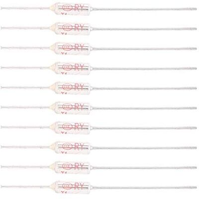 ZOTERNEN 10 Pièces 250vac 10a Fusible Thermique 240℃/464℉, Coupure De Fusible Thermique De Coque Métallique, Fusible De Température Tf 72-250℃ (240℃). Publicité ZOTERNEN 10 Pièces 250vac 10a Fusible Thermique 240℃/464℉, Coupure De Fusible Thermique De Coque Métallique, Fusible De Température Tf 72-250℃ (240℃). Publicité