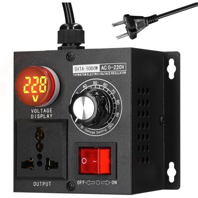 OEM Ac 220v 5000w Régulateur De Tension Réglable Contrôleur De Vitesse Du Moteur Contrôleur De Contrôle Du Ventilateur-crezuo - Publicité OEM Ac 220v 5000w Régulateur De Tension Réglable Contrôleur De Vitesse Du Moteur Contrôleur De Contrôle Du Ventilateur-crezuo - Publicité