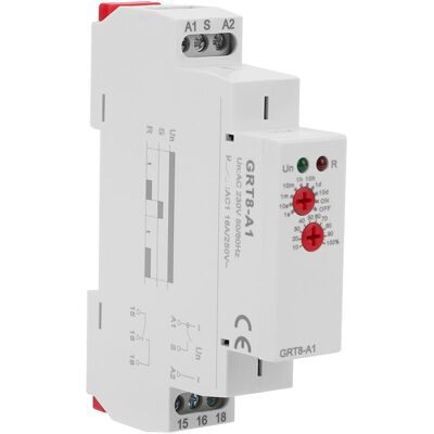 OEM Relais Temporisé À La Mise Sous Tension Grt8a1 Mini, Montage Sur Rail Din, 220 V Ca - Publicité OEM Relais Temporisé À La Mise Sous Tension Grt8a1 Mini, Montage Sur Rail Din, 220 V Ca - Publicité