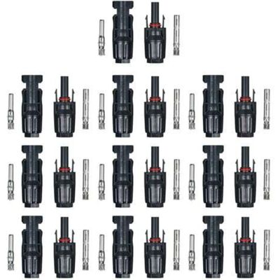 Scotch 10 Paires / 20 Paires De Connecteurs De Cable De Panneau Solaire Male/femelle Pour Systeme Pv, 10 Paires Sans Cle - Publicité Scotch 10 Paires / 20 Paires De Connecteurs De Cable De Panneau Solaire Male/femelle Pour Systeme Pv, 10 Paires Sans Cle - Publicité