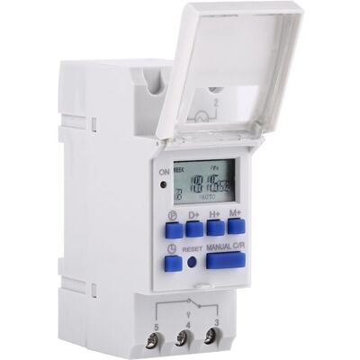 OEM Interrupteur Horaire Programmable Programmable Hebdomadaire,interrupteur Relais,avec Écran Lcd, Minuterie 16on Et 8off,ac/dc12v - Publicité OEM Interrupteur Horaire Programmable Programmable Hebdomadaire,interrupteur Relais,avec Écran Lcd, Minuterie 16on Et 8off,ac/dc12v - Publicité
